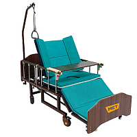 MET REVEL NEW Медицинская кровать для лежачих больных с USB, электрорегулировками, переворотом и туалетом 