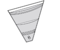 Белье операционное одноразовое (мешок с адгезивным краем 50х50 см) WD 200 