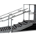 Лестница-брусья «Альтэр Стэп» с короткой рампой (600 мм)