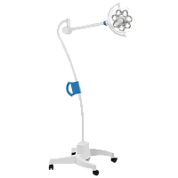 Передвижной светильник медицинский «ЭМАЛЕД 200П» с аварийным питанием 